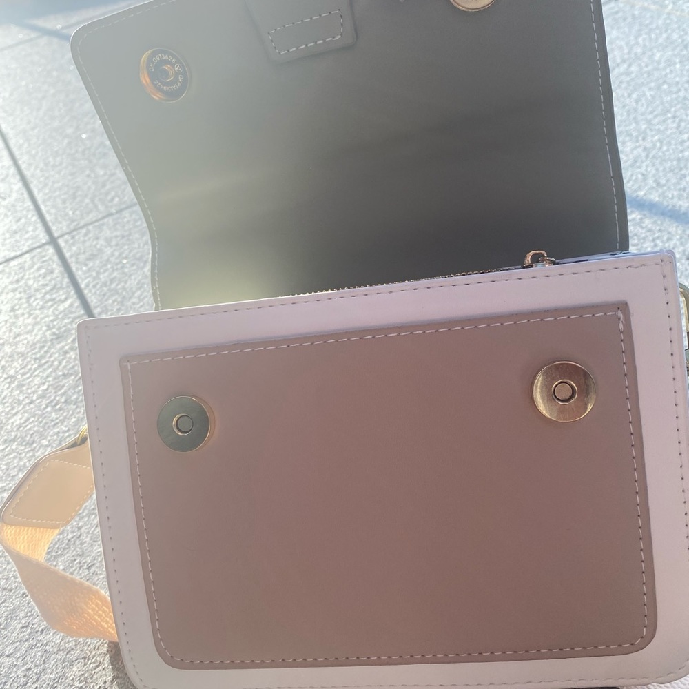 Neutral handbag NWOT Pastels Spring Summer - Picture 7 of 10